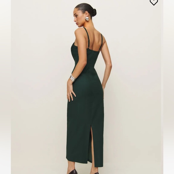 Stormi Dress | Reformation Maxi Dress in Forest Green NWT - Picture 4 of 5